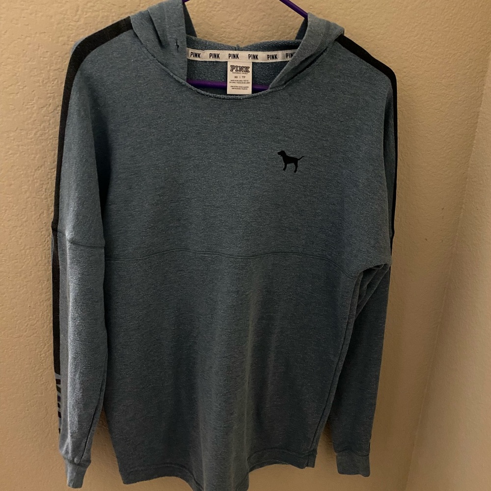 Victoria’s Secret PINK XS Blue Pullover Hoodie